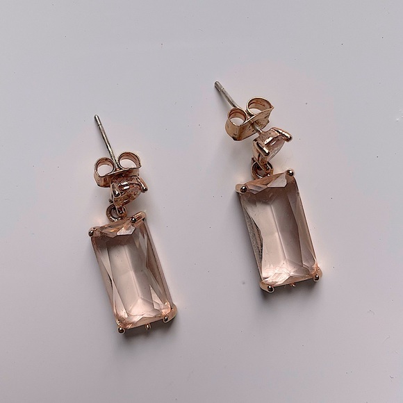 Jewelry - Champagne and Gold Colour Costume Jewellery Earrings